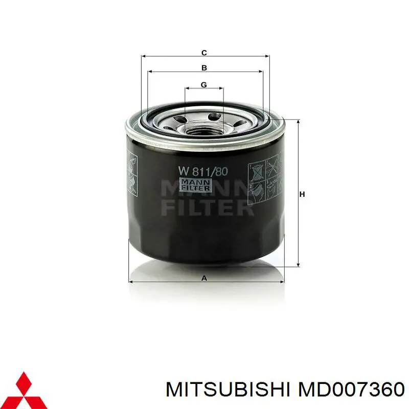 Filtro de aceite Nissan Versa E12X