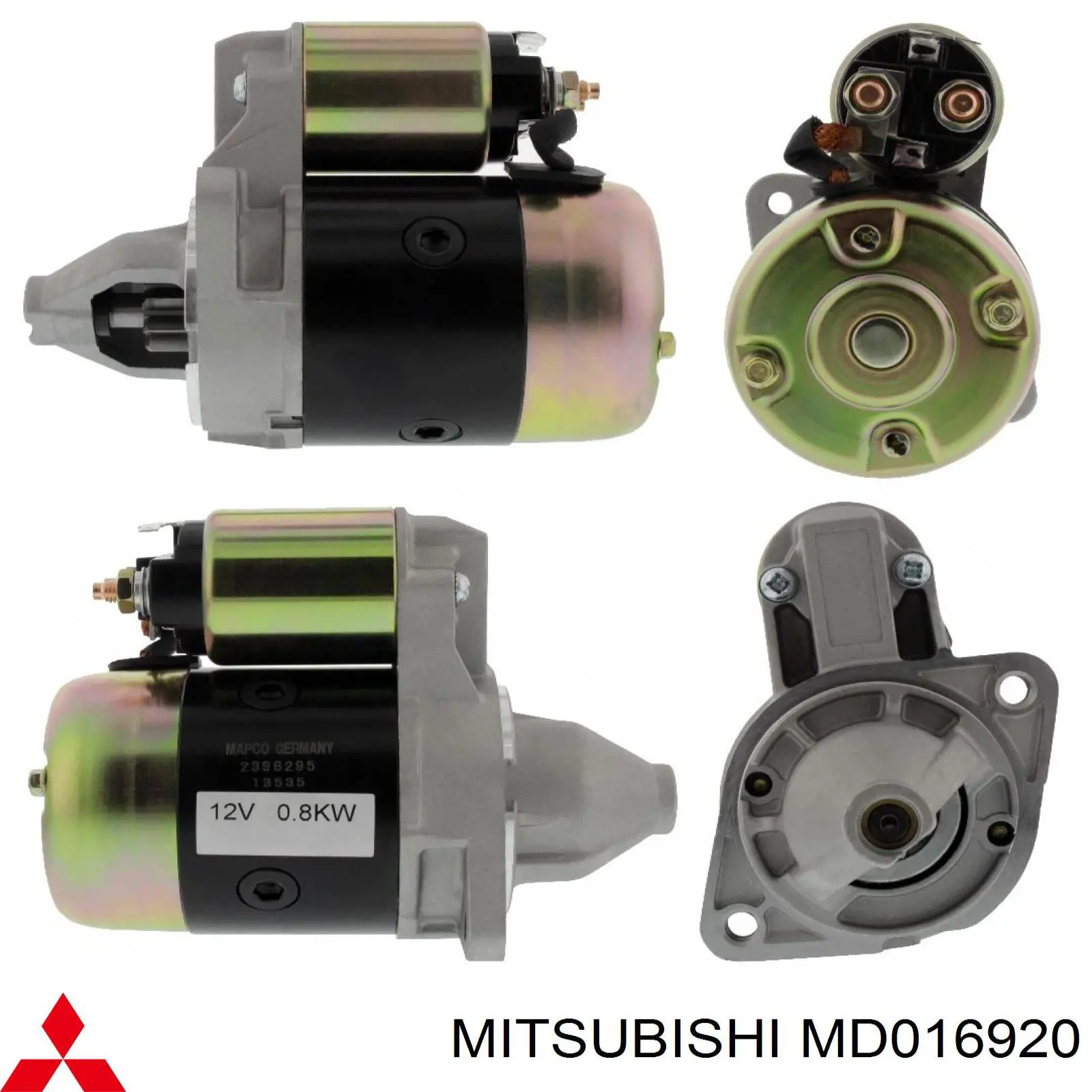 MD 016920 Mitsubishi motor de arranque