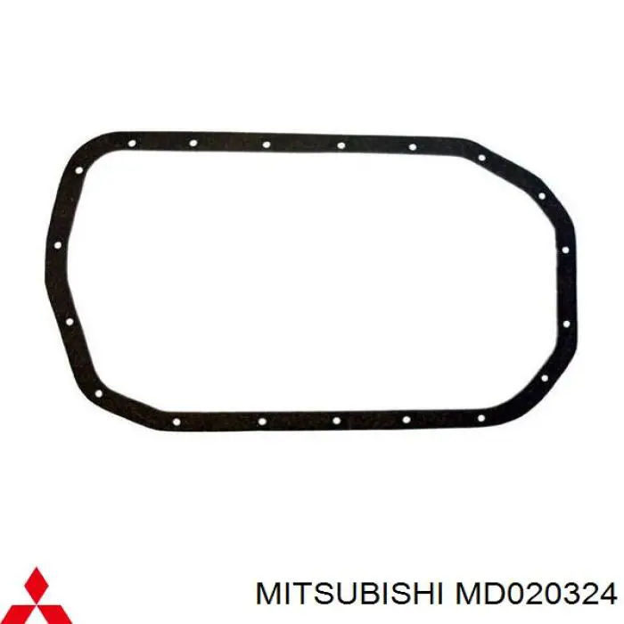 MD020324 Mitsubishi junta, cárter de mando, derecha