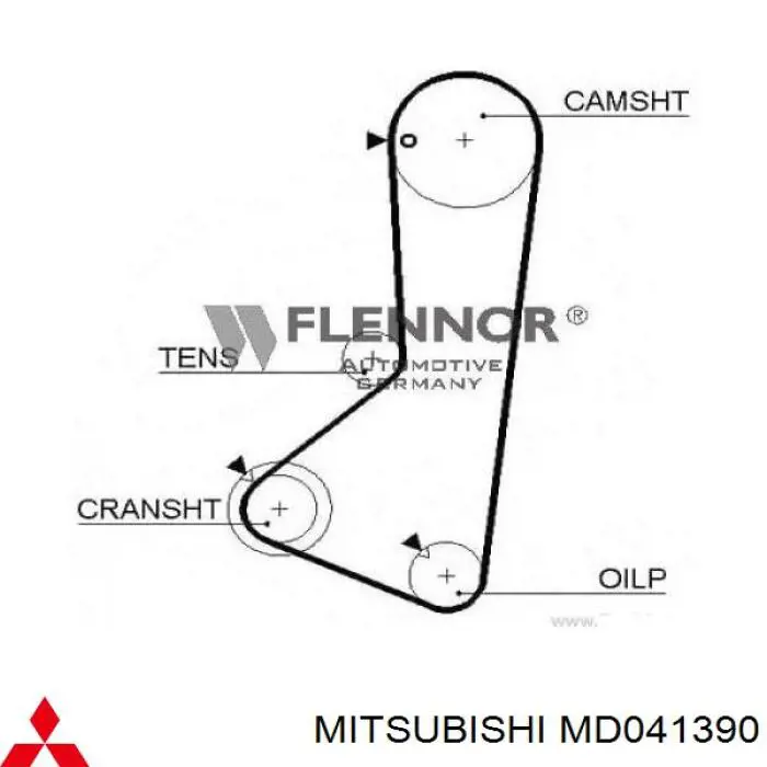 XD140228 Mitsubishi correa distribucion