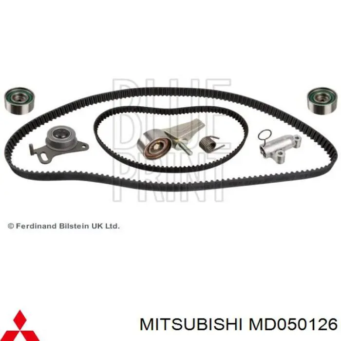 MD050126 Mitsubishi muelle tracción, rodillo tensor (correa distribución)