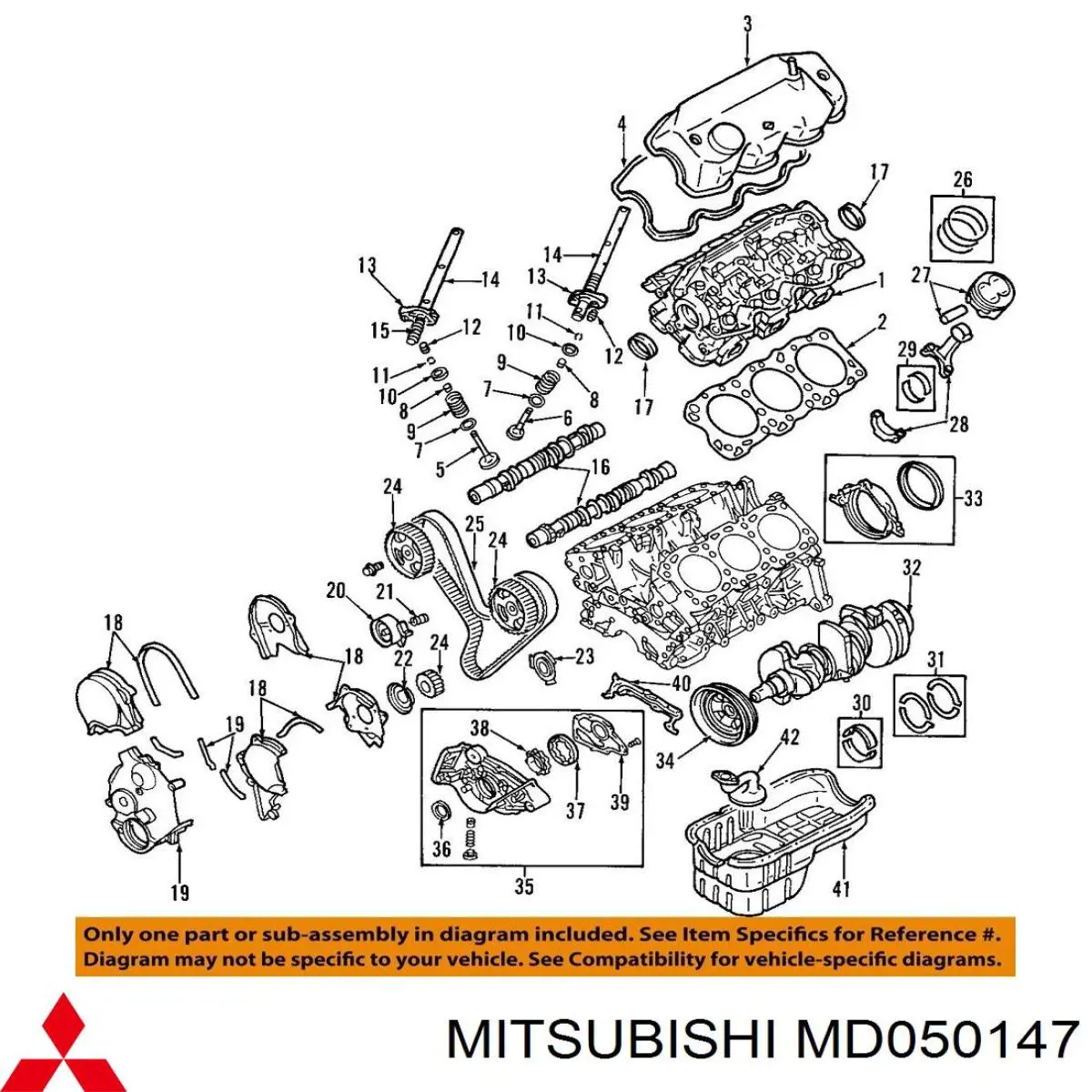 Ajustador árbol de levas  Mitsubishi MD050147 precio, desde 67,18 EUR