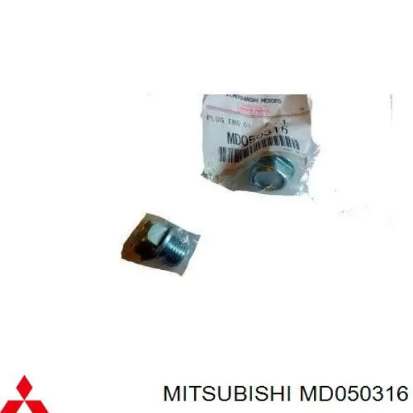 Tapón del cárter de aceite Mitsubishi MD050316 precio, desde 1,72 EUR