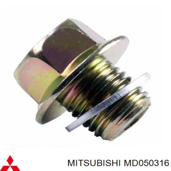 Tapón del cárter de aceite MD050316 Mitsubishi