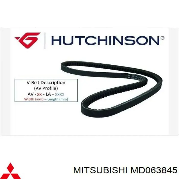 MD063845 Mitsubishi correa trapezoidal