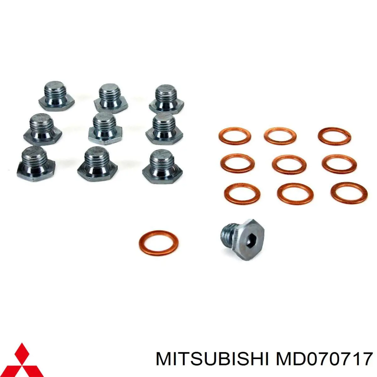 MD070717 Mitsubishi junta, tapón roscado, colector de aceite