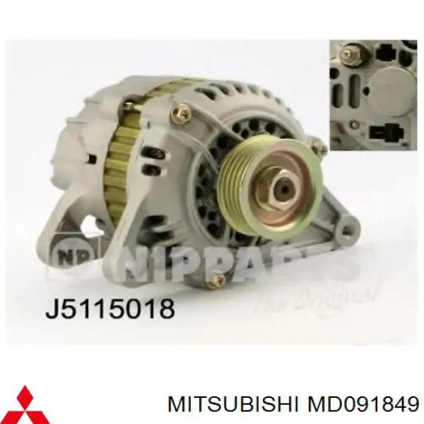 MD091849 Mitsubishi alternador