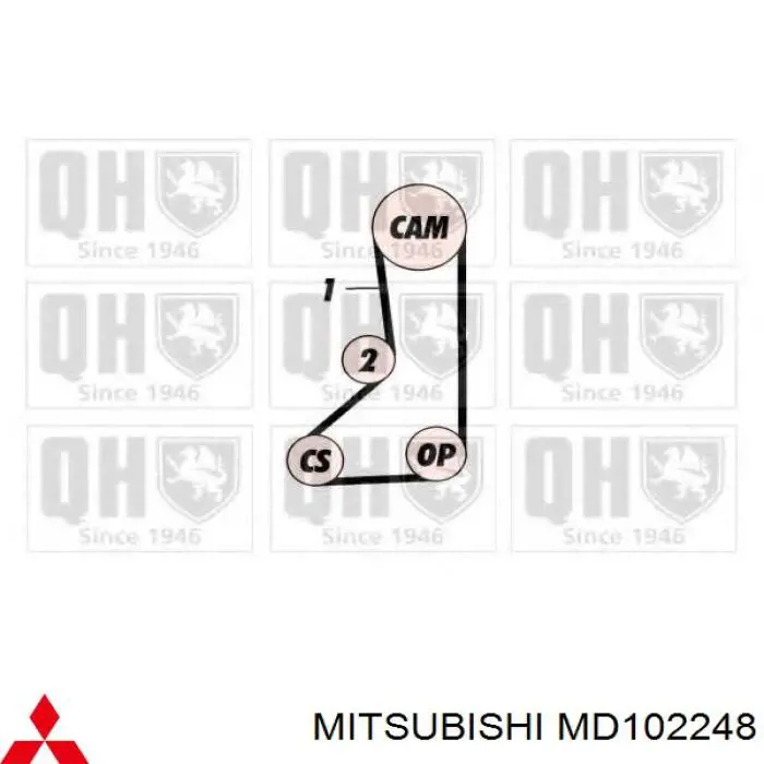 Correa distribución MD015310 Mitsubishi