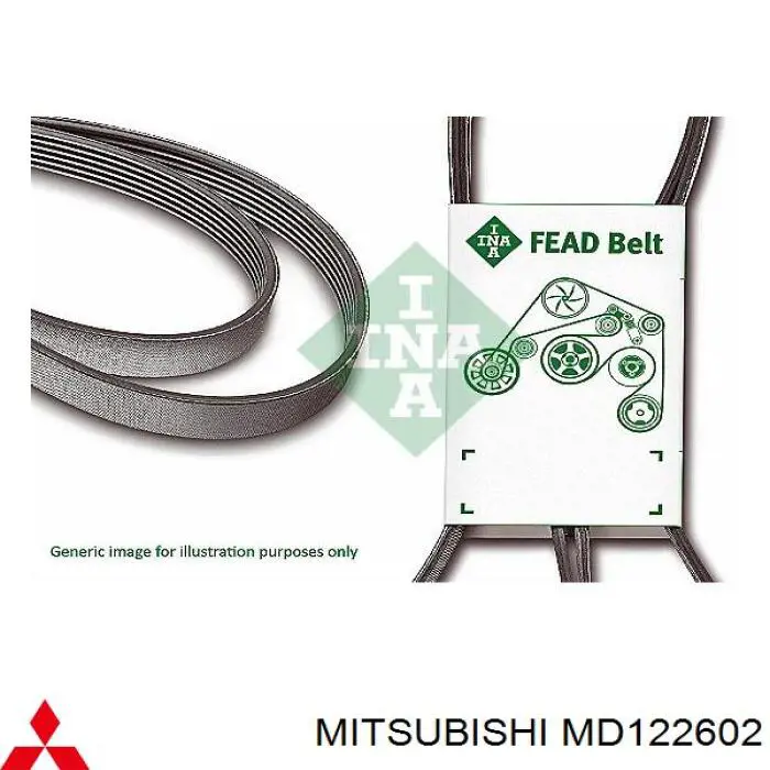 MD122602 Mitsubishi correa trapezoidal