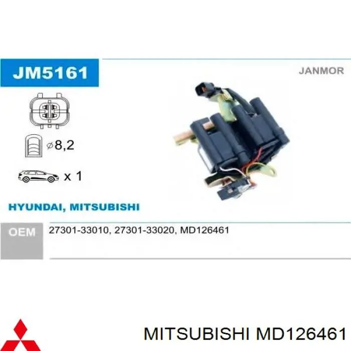 MD126461 Mitsubishi bobina