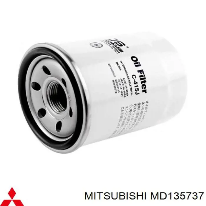MD135737 Mitsubishi filtro de aceite