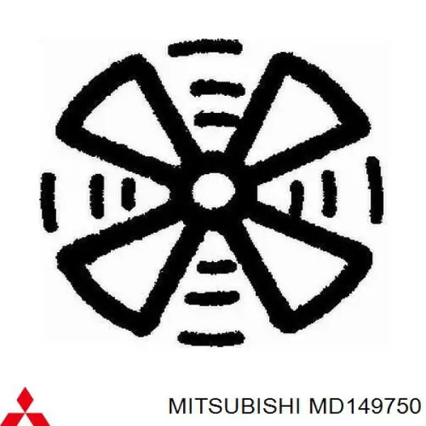 MD149750 Mitsubishi alternador