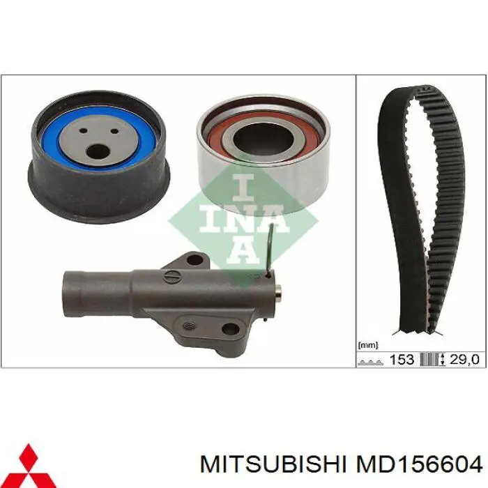 Polea correa distribución Mitsubishi MD156604 precio, desde 16,80 EUR
