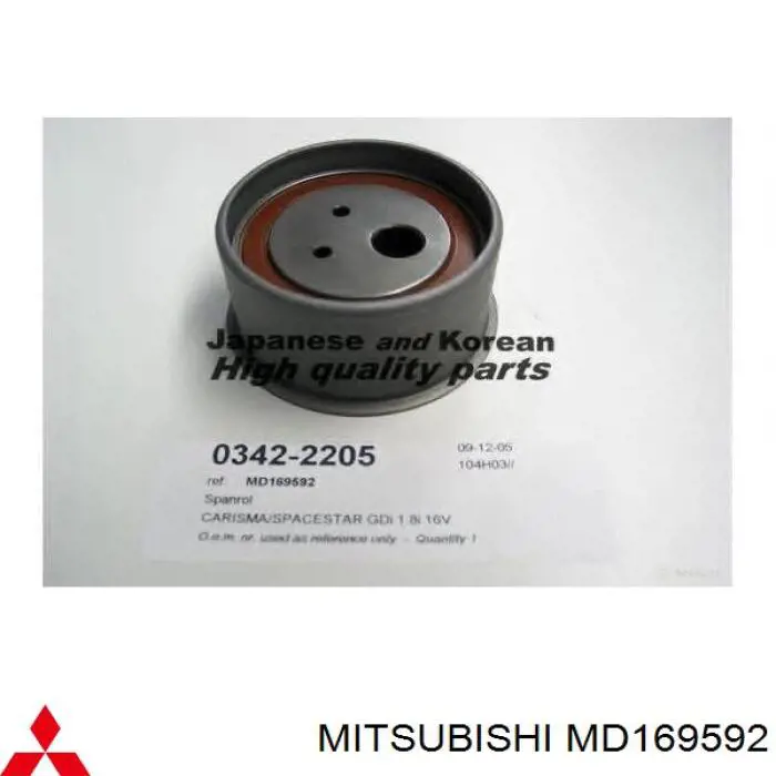 Tensor de la correa de distribución Mitsubishi MD169592 precio, desde 14,93 EUR