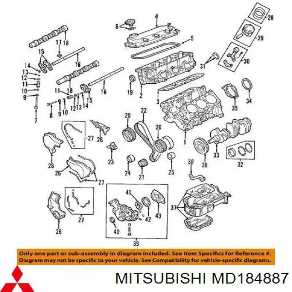 Comprar MD184887 Mitsubishi 