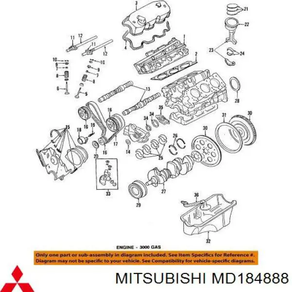 Comprar MD184888 Mitsubishi 