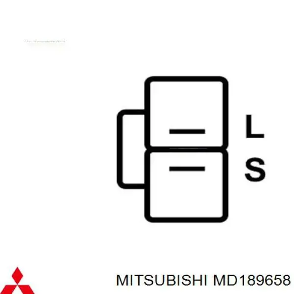 MD189658 Mitsubishi alternador