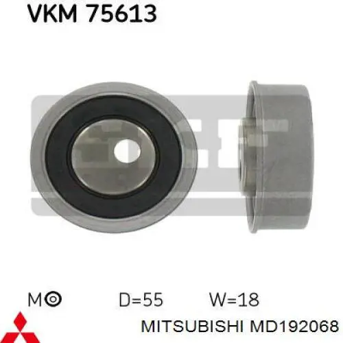 Polea tensora de la correa de equilibrado Mitsubishi MD192068 precio, desde 12,68 EUR