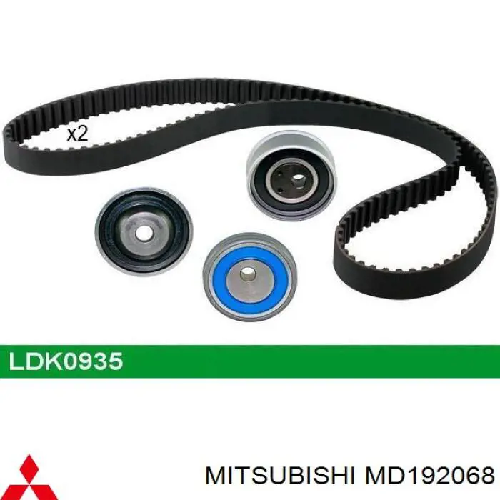 Comprar MD192068 Mitsubishi Polea tensora de la correa de equilibrado