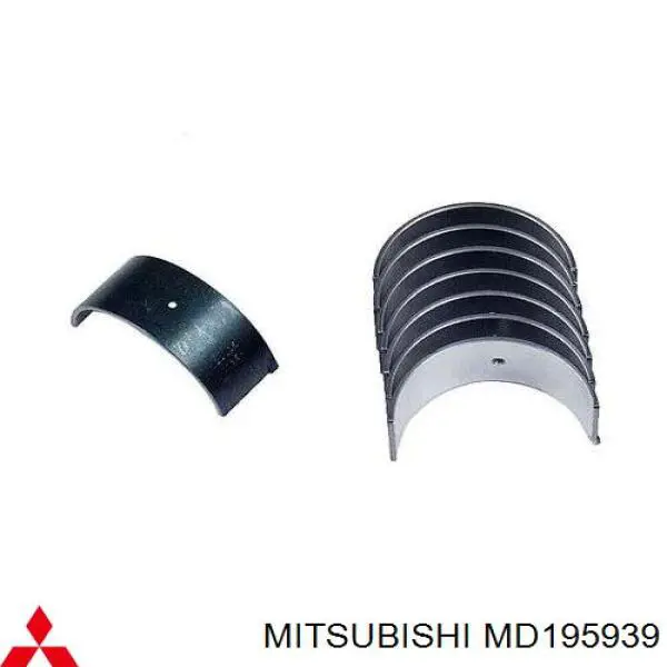 Juego de cojinetes de biela, estándar (STD) Mitsubishi MD195939 precio, desde 23,17 EUR