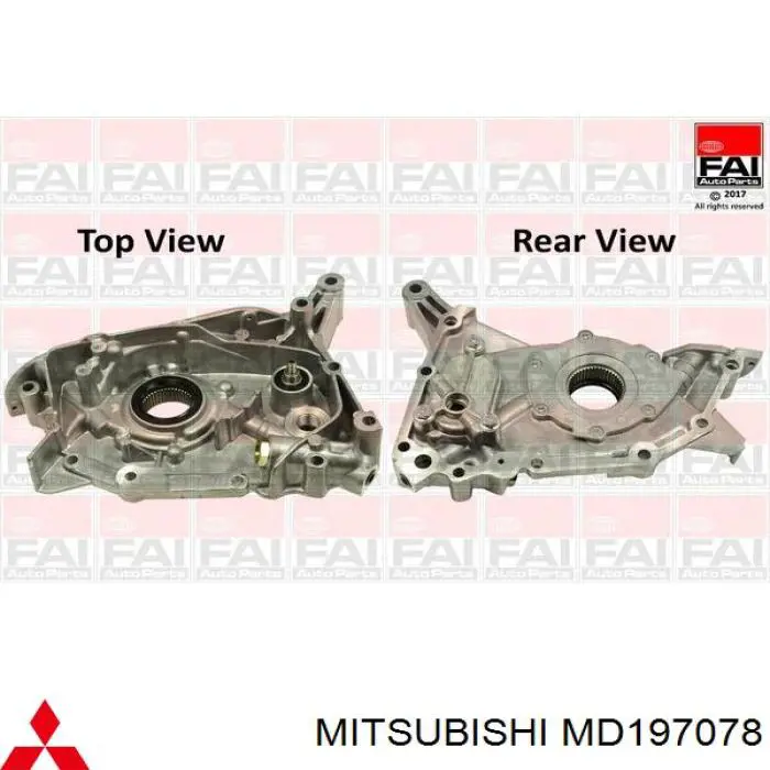 Junta de tapa frontal del motor Mitsubishi MD197078 precio, desde 7,37 EUR