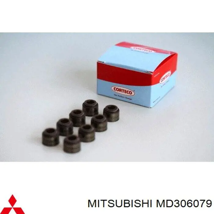MD306079 Mitsubishi sello de aceite de valvula (rascador de aceite Entrada/Salida)