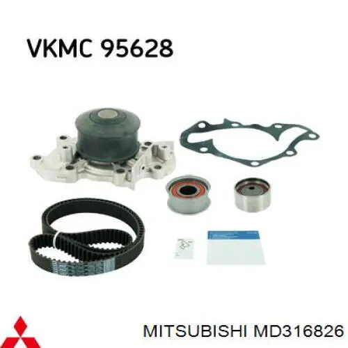 MD316826 Mitsubishi rodillo, cadena de distribución