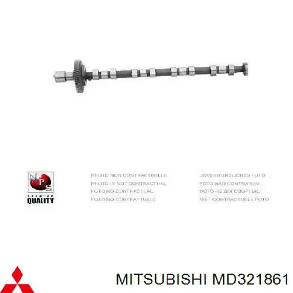 MD137163 Mitsubishi árbol de levas