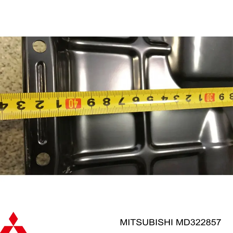 Cárter de aceite del motor MD322857 Mitsubishi