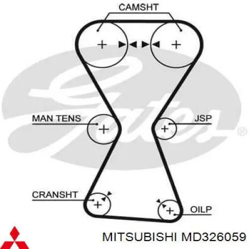 MD326059 Mitsubishi correa distribucion