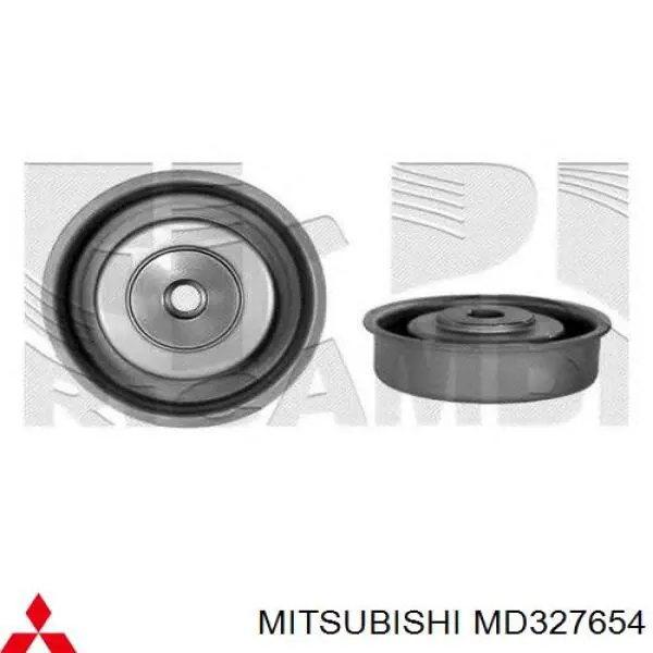 MD327654 Mitsubishi polea inversión / guía, correa poli v