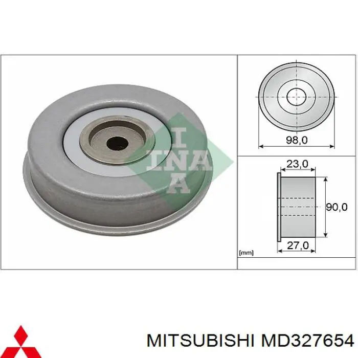 Comprar S2528135060 Hyundai/Kia Polea inversión/guía, correa poli V