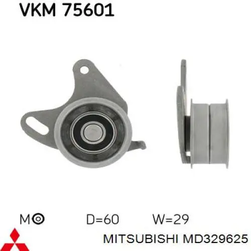 MD329625 Mitsubishi tensor correa distribución