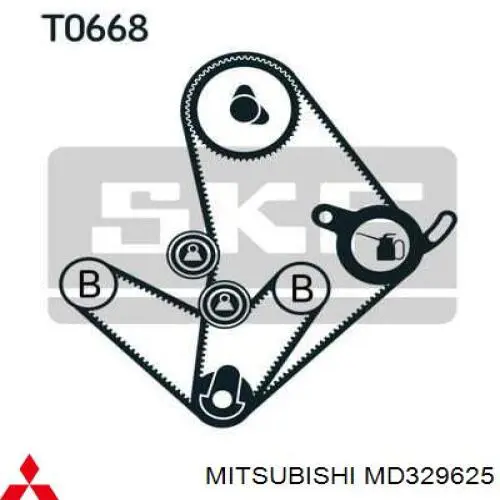 Comprar MD329625 Mitsubishi Tensor correa distribución