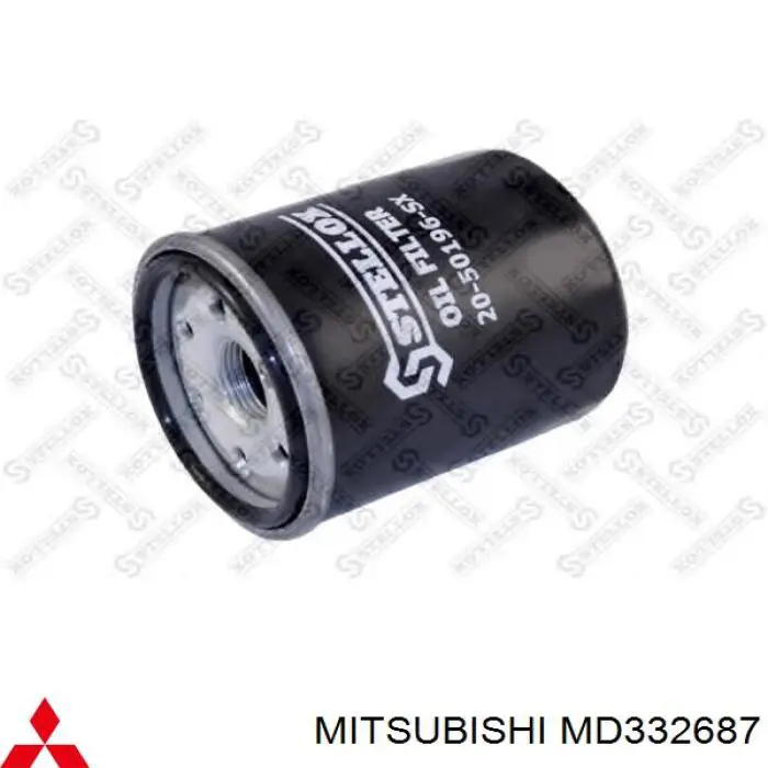 Filtro de aceite Mitsubishi MD332687 precio, desde 4,34 EUR