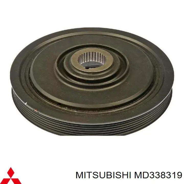 MD338319 Mitsubishi polea, cigüeñal