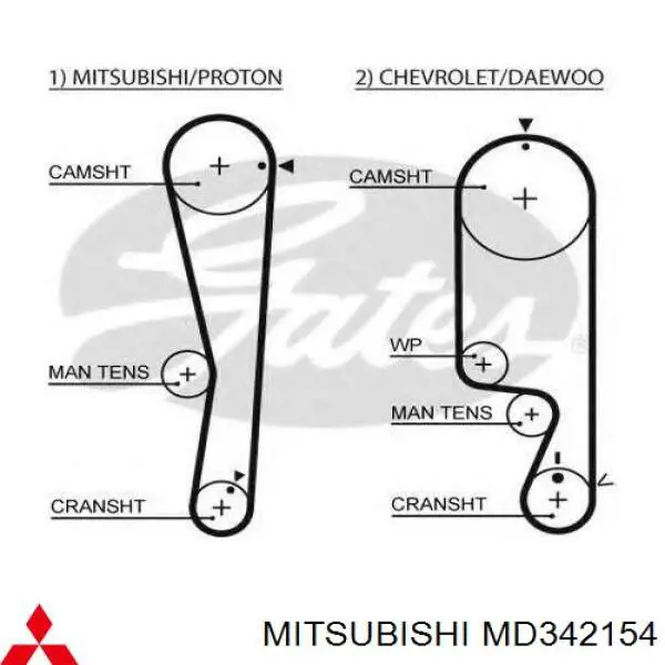 MD342154 Mitsubishi correa distribucion