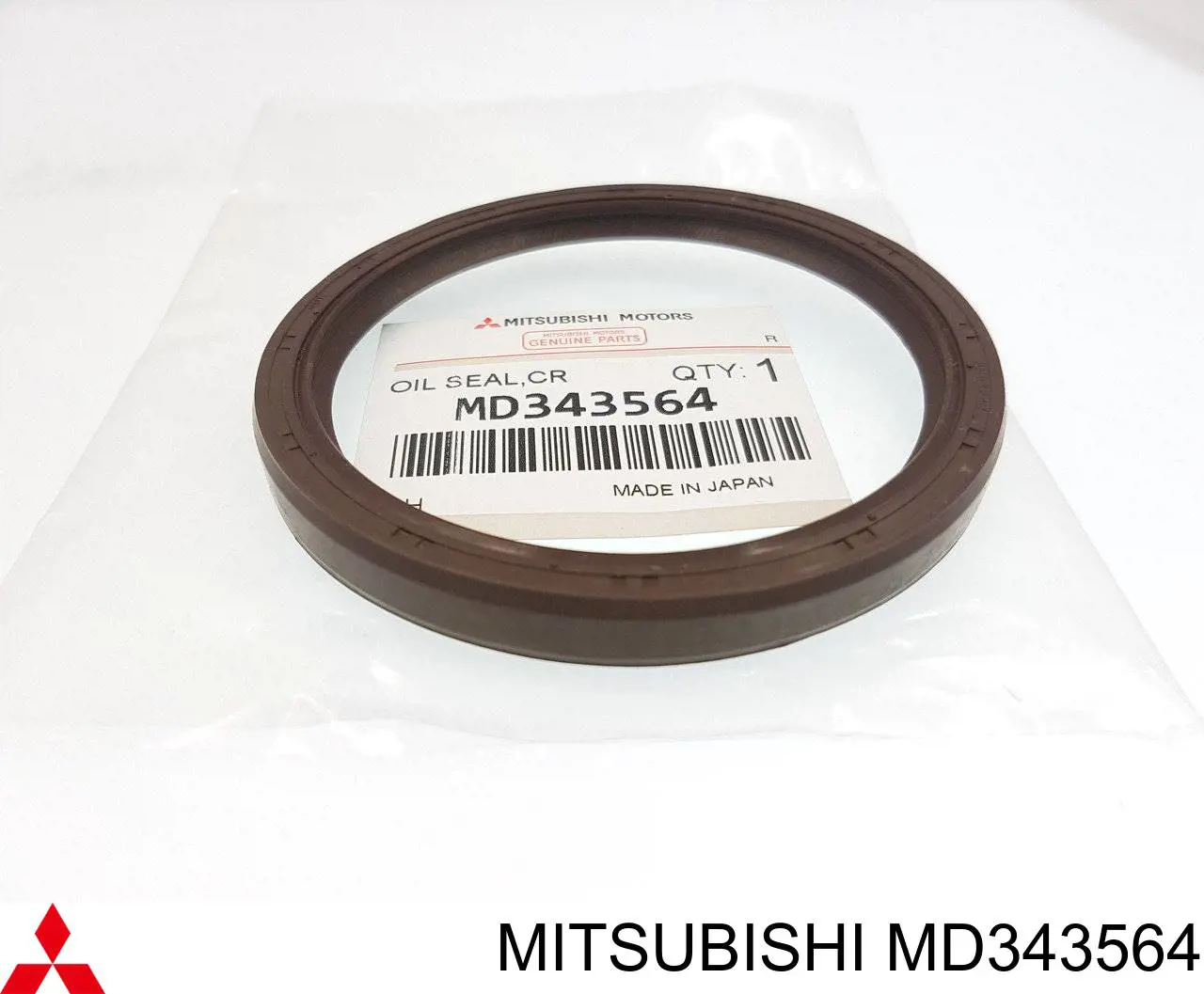 MD343564 Mitsubishi anillo retén, cigüeñal