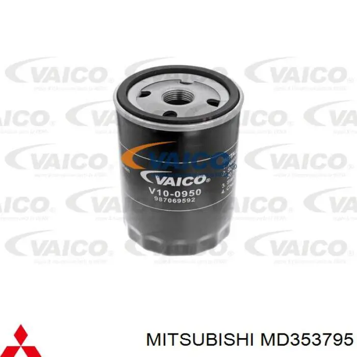 MD353795 Mitsubishi filtro de aceite