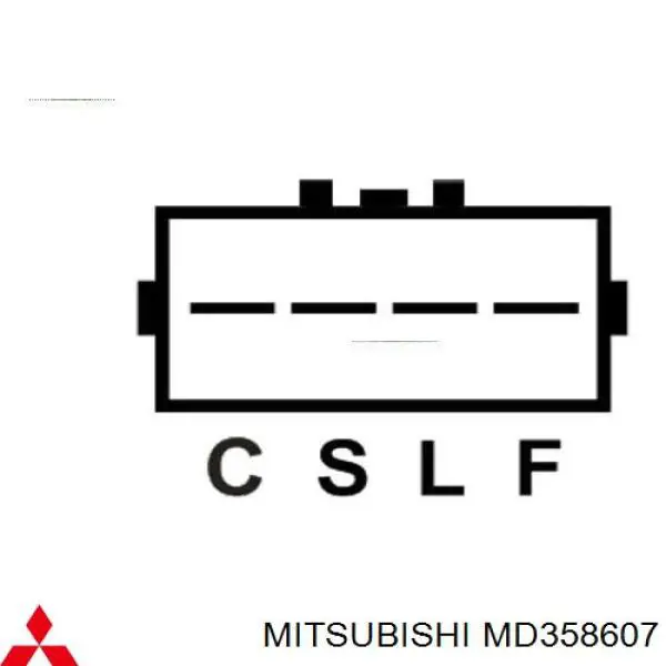 MD358607 Mitsubishi alternador
