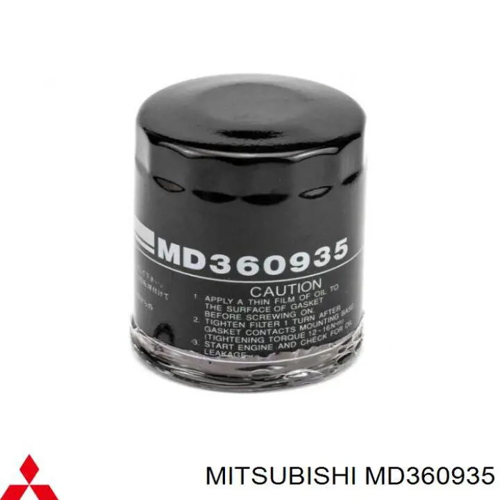 Filtro de aceite Mitsubishi MD360935 precio, desde 4,34 EUR
