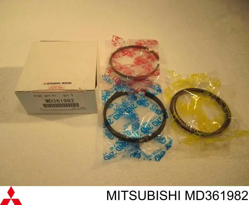 Juego de anillos de pistón para 1 cilindro, STD Mitsubishi MD361982 precio, desde 9,56 EUR