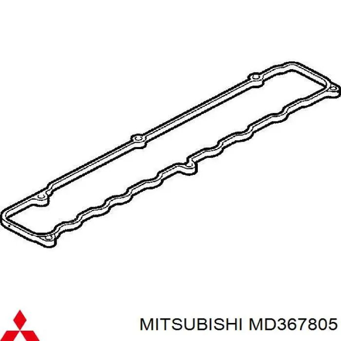 MD367805 Mitsubishi junta, tapa de culata de cilindro derecha