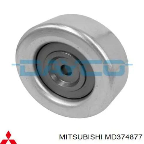 MD374877 Mitsubishi polea inversión / guía, correa poli v