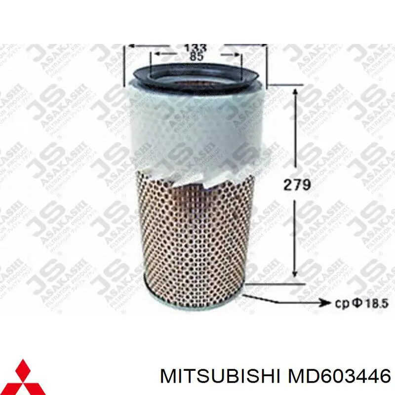 Comprar MD603446 Mitsubishi Filtro de aire