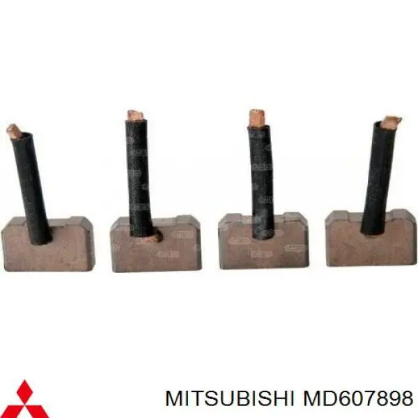 MD607898 Mitsubishi escobilla de carbón, arrancador