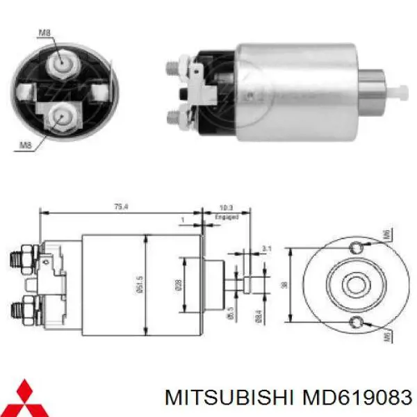 MD619083 Mitsubishi