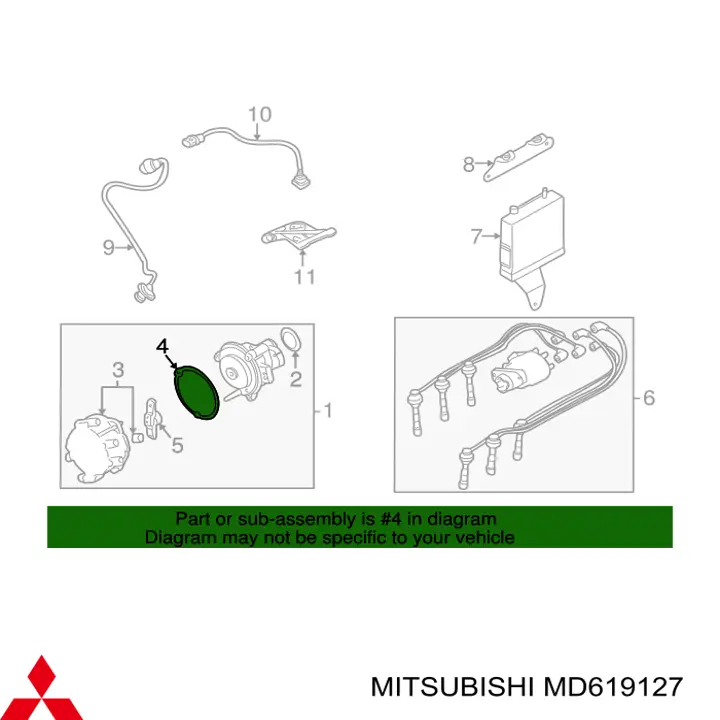 MD619127 Mitsubishi