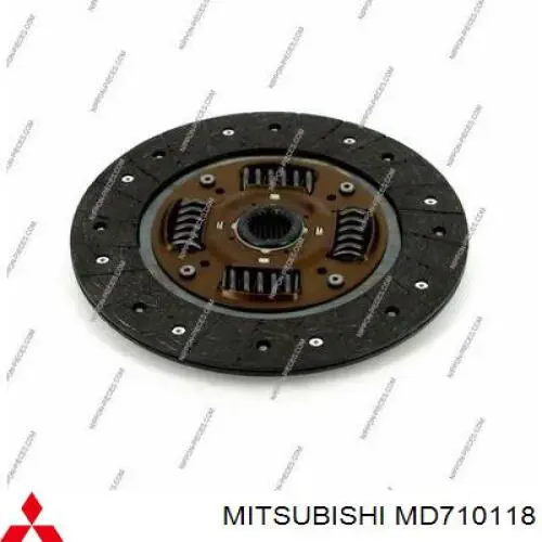 Disco de embrague MD710118 Mitsubishi