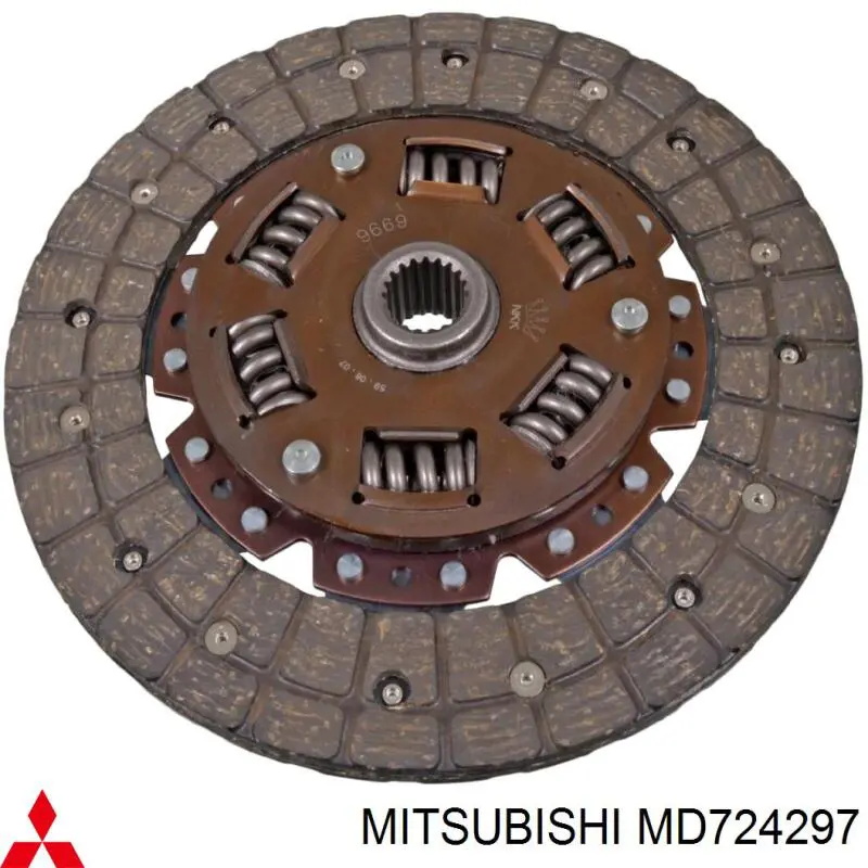 MD724297 Mitsubishi disco de embrague